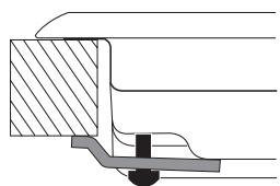 HOTPOINT FTGHG 641 D/HA - Schéma de fixation des crochets - 2