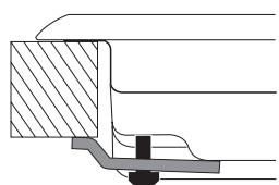HOTPOINT FTGHL 641 D/EX/HA - Schema di fissaggio dei ganci - 2