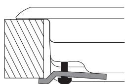 HOTPOINT FTGHL 641 D/EX/HA - Esquema para prender os ganchos - 2