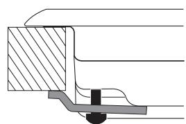 HOTPOINT FTGHL 641 D/EX/HA - Schema voor de bevestiging van de haken - 2