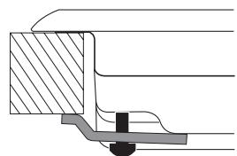 HOTPOINT FTGHL 641 D/EX/HA - Haken-Befestigungsschema - 2