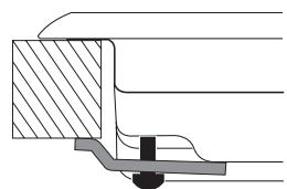 HOTPOINT FTGHL 641 D/EX/HA - Esquema de fijación de los ganchos - 2