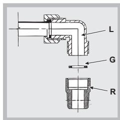 HOTPOINT FTGHL 641 D/IX/HA - Raccordement gaz - 1