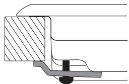 HOTPOINT FTGHL 641 D/IX/HA - Schéma de fixation des crochets - 2