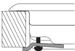 HOTPOINT FTGHL 641 D/IX/HA - Schéma de fixation des crochets - 3