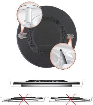 HOTPOINT FTGHL 641 D/IX/HA LP - Le positionnement correct de la FTGH brûleur - 1