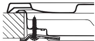 HOTPOINT PCN 641 IX/A - Esquema de fijación de los ganchos - 2