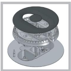 HOTPOINT PCN 641 IX/A - Replacing the nozzles on separate "double flame " burners - 1