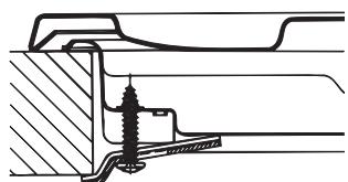 HOTPOINT PCN 641 IX/A - Hook fastening diagram - 3