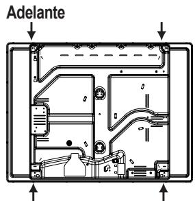 HOTPOINT PCN 641 IX/A - Esquema de fijación de los ganchos - 4