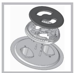 HOTPOINT PCN 641 IX/A - Substituição dos bicos do queimador de tripla coroa - 1