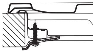 HOTPOINT PCN 641 IX/A - Esquema de fijación de los ganchos - 3