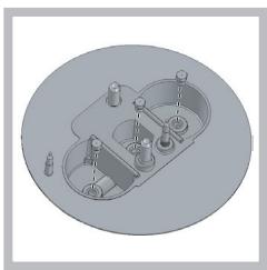 HOTPOINT PKL 642 IX/HA - Replacing the nozzles on separate "double flame" burners - 2