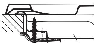 HOTPOINT PKL 642 IX/HA - Esquema para prender os ganchos - 1