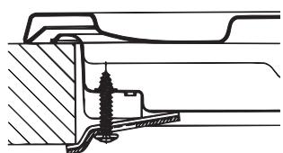 HOTPOINT PKL 642 IX/HA - Schema di fissaggio dei ganci - 3