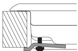 HOTPOINT TQG 751 W/HA - Hook fastening diagram - 3