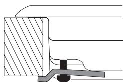 HOTPOINT TQG 751 W/HA - Schema di fissaggio dei ganci - 3