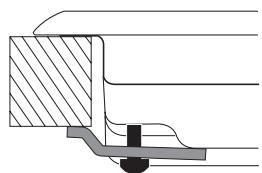HOTPOINT TQG 751 W/HA - Diarpama φikcaüj kpinJIeHb - 2