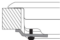 HOTPOINT TQG 751 W/HA - Esquema de fijación de los ganchos - 2