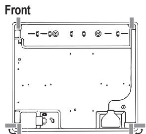 HOTPOINT TQG 751 W/HA - Hook fastening diagram - 4