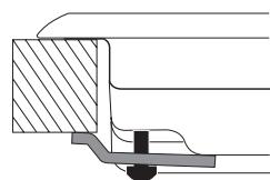 HOTPOINT TQG 751 W/HA - Schema di fissaggio dei ganci - 2
