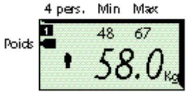 CALOR BIEN ETRE BODYMASTER 7930 - Vous devez entrer vos caractéristiques avant de vous peser. Mettez-vous pieds nus (c'est impératif). - 10