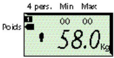 CALOR BIEN ETRE BODYMASTER 7930 - Vous devez entrer vos caractéristiques avant de vous peser. Mettez-vous pieds nus (c'est impératif). - 9