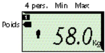 CALOR BIEN ETRE BODYMASTER 7930 - Vous devez entrer vos caractéristiques avant de vous peser. Mettez-vous pieds nus (c'est impératif). - 8