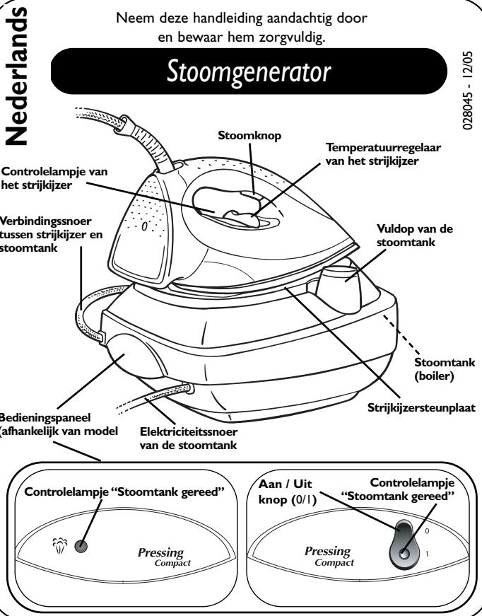 CALOR REPASSAGE CENTRALES VAPEUR GENERATEUR PRESSING COMPACT - CERTIFICAT DE GARANTIE / GARANTIEBEWIJS - 1