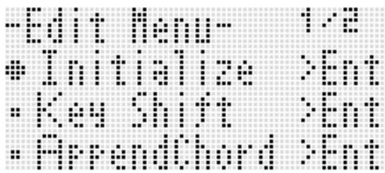 CALOR CTK-6200 - Pour effectuer les opérations disponibles dans le menu - 1
