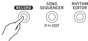 CALOR CTK-6200 - Appuyez sur le bouton C-2 (RECORD). - 1