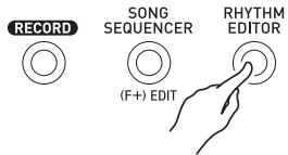 CALOR CTK-6200 - Appuyez sur le bouton C-4 (RHYTHM EDITOR). - 1