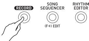 CALOR CTK-6200 - Appuyez sur le bouton C-2 (RECORD). - 1