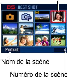 CALOR EX-H20G - Appuyez sur [SET] pour paramétre l'appareil photo selon les réglages de la scène actuellément sélectionnée. - 2
