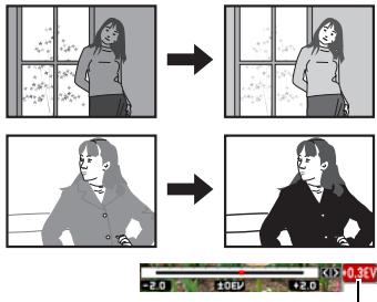 CALOR EX-H20G - Correction de la luminosité de l'image (Modif EV) - 1