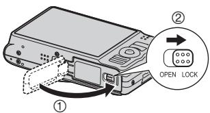CALOR EX-H20G - Fermez le couvercle de batterie. - 1