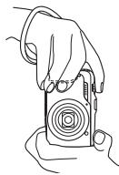 CALOR EX-H20G - Prise en main correcte de l'appareil photo - 2