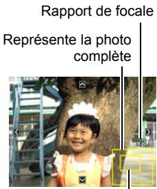 CALOR EX-H20G - [图] (PLAY) → Écran de la photo → [MENU] → Onglet PLAY → Rogner - 1