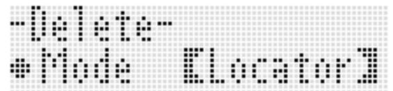 CALOR WK-7600 - Pour supprimer tous les événements d'un passage précis d'une piste - 1