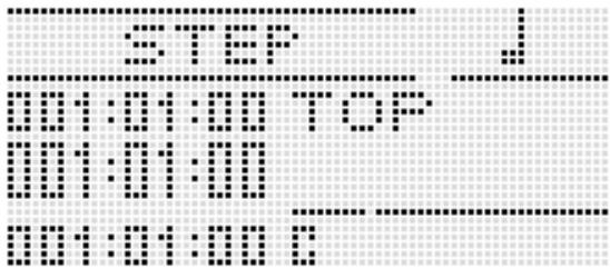 CALOR WK-7600 - Appuyez sur le bouton C-14 (STEP). - 1