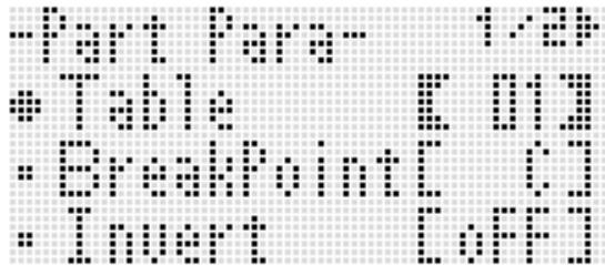 CALOR WK-7600 - Pour régler les paramètres des parties du séquenceur de motifs - 1