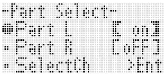 CALOR WK-7600 - Appuyez sur le bouton L-17 (PART SELECT). - 1