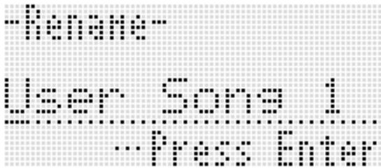 CALOR WK-7600 - Pour renommer un morceau - 1