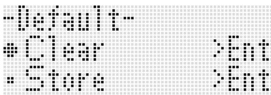 CALOR WK-7600 - Pour consigner ou supprimer des réglages par défaut - 1