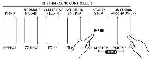 CALOR WK-7600 - Écoute des morceaux de démonstration - 1