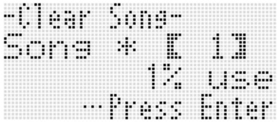 CALOR WK-7600 - Pour supprimer un morceau - 1