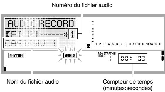 CALOR WK-7600 - Pour enregistrer le morceau joué en mod   rythme - 2