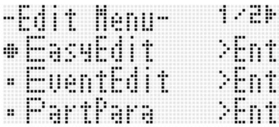 CALOR WK-7600 - Pour éditer un rythme existant avec Easy Edit - 1