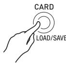 CALOR WK-7600 - Accès au mode carte - 1