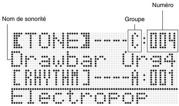 CALOR WK-7600 - Pour sélectionner une sonorité - 2